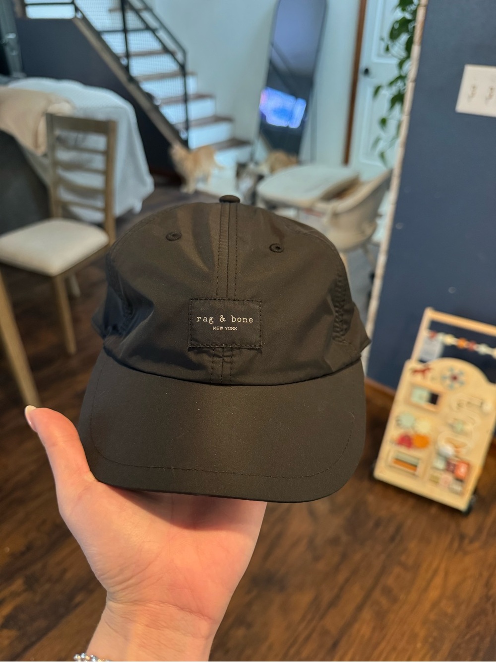 NWT rag & bone Black Baseball Cap